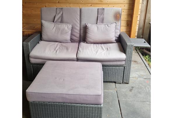 Sofa bed rotan met grote poef - 20250609_111716