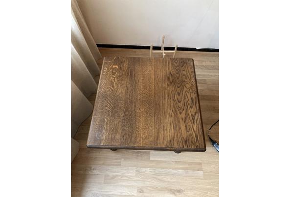 Vierkante houten salontafel / bijzettafel - A51998F9-73BA-4079-A745-A4FCE2704E7E