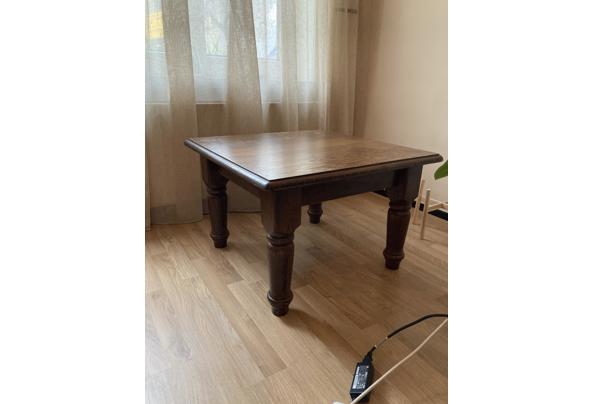 Vierkante houten salontafel / bijzettafel - CE50FA8F-AA78-45C4-9C2C-0D25AD8E463F