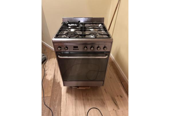 Smeg fornuis 60cm gas kookplaat met electrische oven - IMG_4034