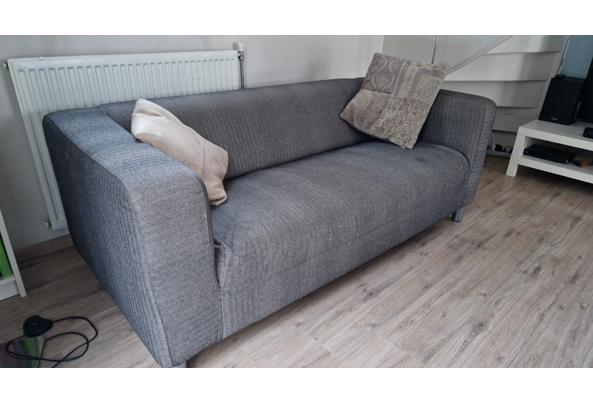 2 Klippanbankjes, gestoffeerd - e12cfde5-f587-4ec8-bd0d-df82c393da75