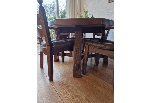 Eiken eettafel en 4 stoelen - 20260131_092838