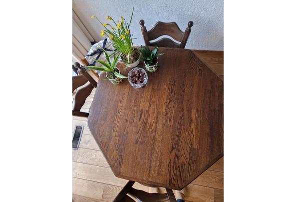 Eiken eettafel en 4 stoelen - 20260131_092927
