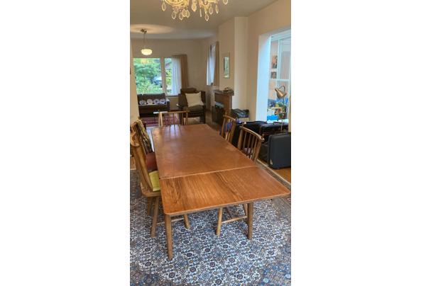 uitschuifbare eettafel ( hout) - eettafel-uitgeschoven