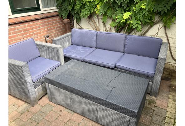 Loungeset 4 personen met opbergmogelijkheid kussens - IMG_5278