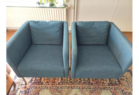 2 blauwe fauteuils - 20220424_104129