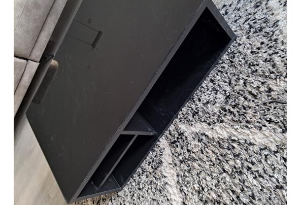 Salon tafel zwart met glazen plaat - 20251122_133657