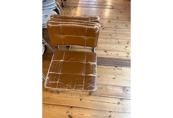 Bruine leren stoelen  - IMG_8158