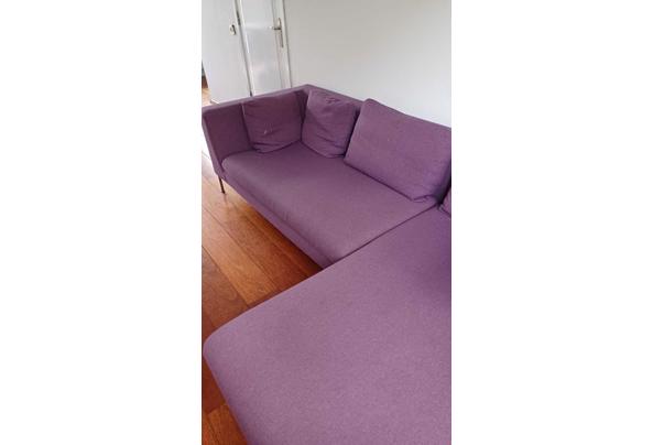 Leuke paarse bank met chaise longue, 2.54 breed - 1496d1e0-4ee9-4381-8870-3f2abcaf46f9