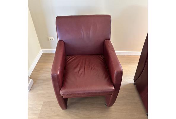 6 leren eetkamerstoelen - IMG_1208