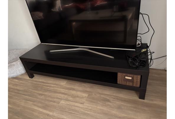 Tv meubel  (laag, donkerbruin/zwart) - IMG_4622