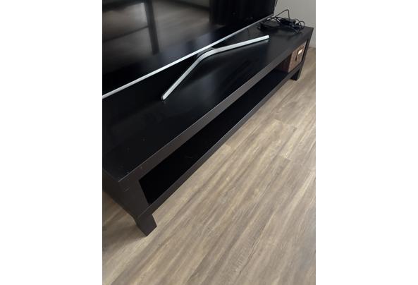 Tv meubel  (laag, donkerbruin/zwart) - IMG_4623