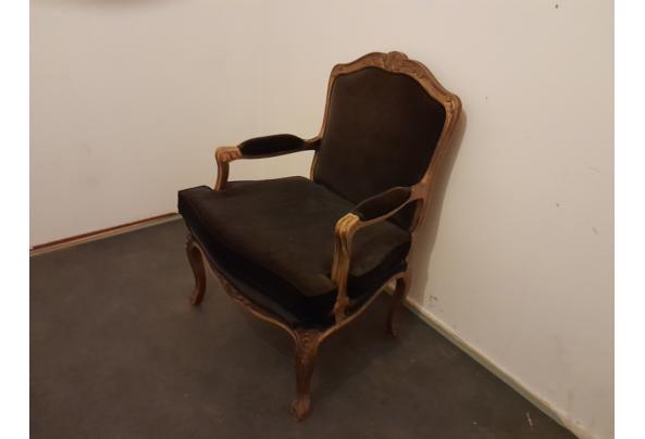 donkerblauwe fauteuil / stoel - 20240118_165153