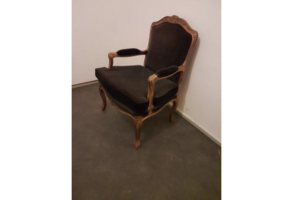 donkerblauwe fauteuil / stoel - 20240118_165200
