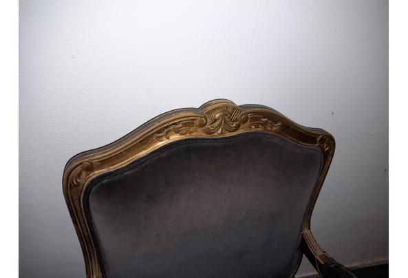 donkerblauwe fauteuil / stoel - 20240118_165243