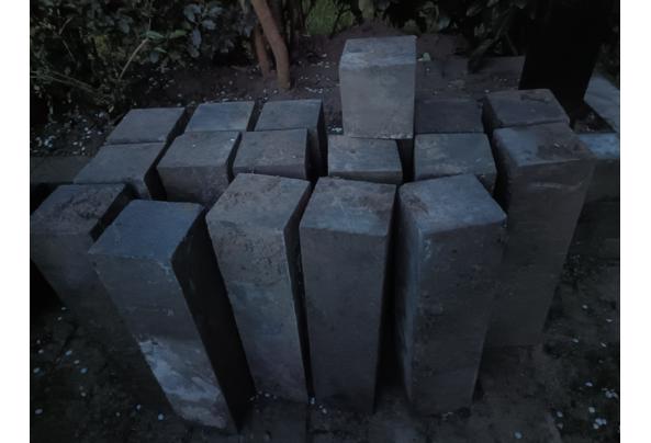 Stapelblokken tuin grijs 15x15x60 cm - 17768849342296718961382179567696