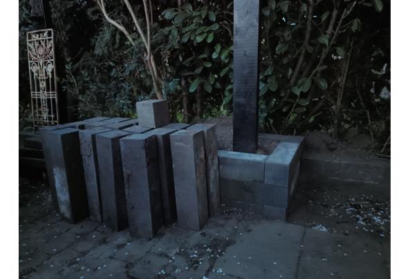 Stapelblokken tuin grijs 15x15x60 cm - 17768850581033497385951260760671