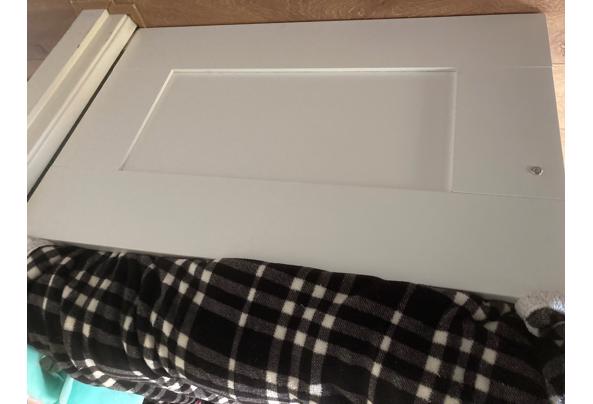 Wit Ikea houten uitschuifbed met twee lades 200* 80 cm - bed4