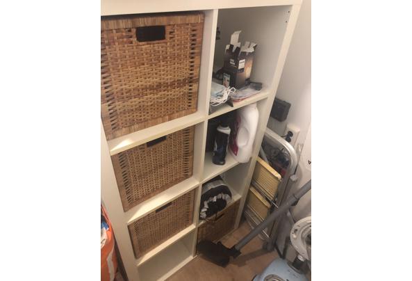 Vakjeskast IKEA inclusief manden  - 6CC5977B-6783-4B0B-A583-599888CFF189