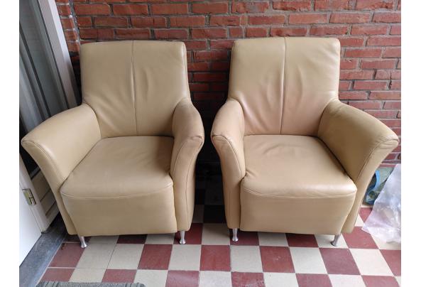 2 beige, leren fauteuils - IMG_20210218_120615