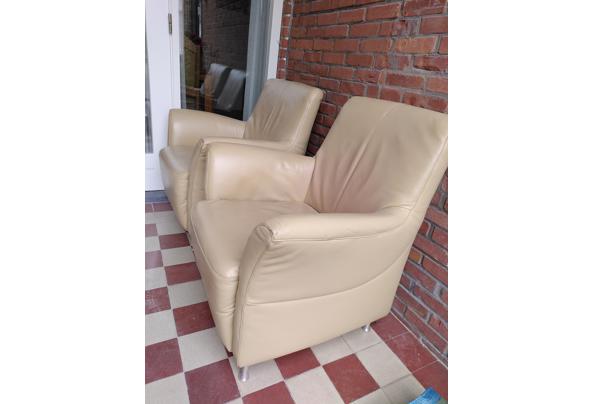 2 beige, leren fauteuils - IMG_20210218_120842