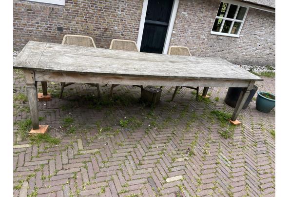 Houten tuin tafel af te halen  - IMG_1035