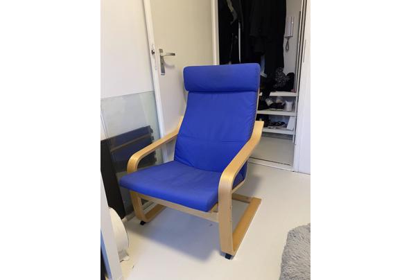 Blauwe poang ikea stoel - 8F895689-B9B2-4115-82EA-322FE5CAC858.jpeg