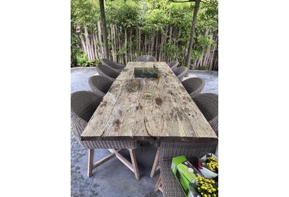 Grote tuintafel met witte matrixpoot - IMG_6157