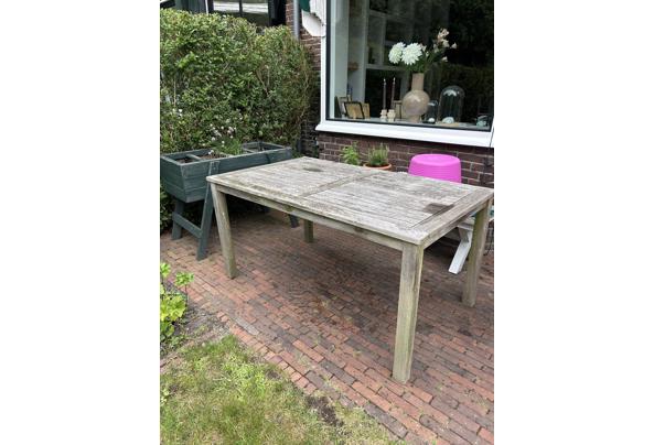 Teakhouten tuintafel goede staat - IMG_5022