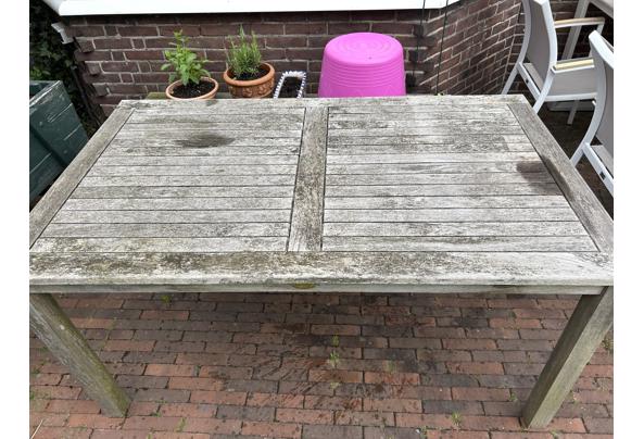 Teakhouten tuintafel goede staat - IMG_5023