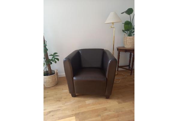 Bruine fauteuil  - Stoel-2