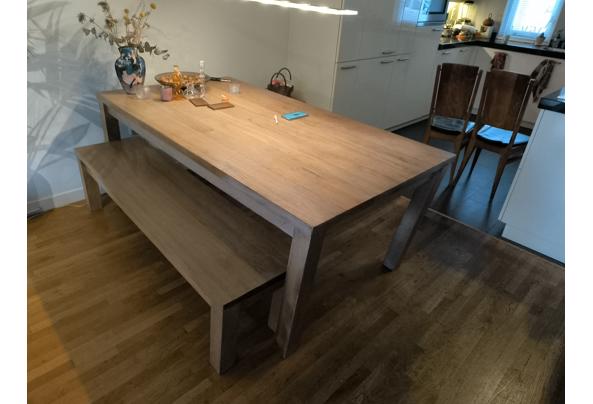 Eettafel met eetbank - 17695910300772503478723478504938