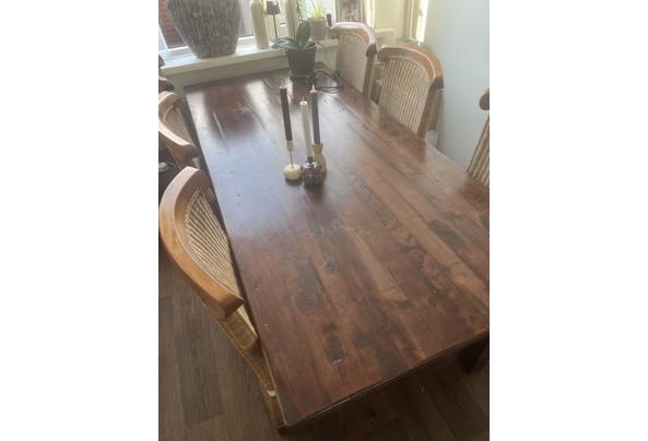 Eethoek met 6 stoelen  - IMG_0159