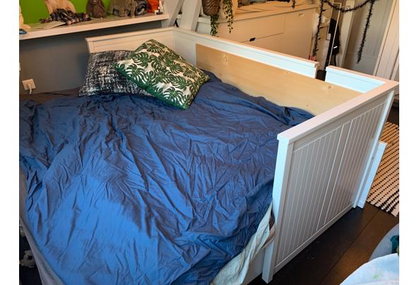 uitschuifbaar bed enkel tot dubbel  van 80-160 cm, ikea wit - IMG_0579_637411156793681812