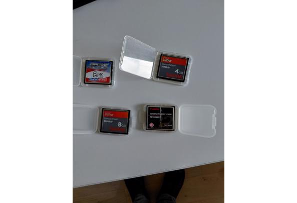 Diverse compact flash kaarten - cf-kaarten