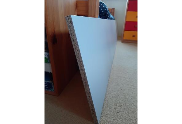 Plank / meubelpaneel: spaanplaat, wit gelamineerd - 20210124_085258