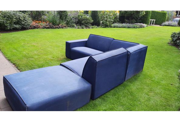 Blauw loungeset; Ideaal voor keet of studentenhuis - 20230822_131340
