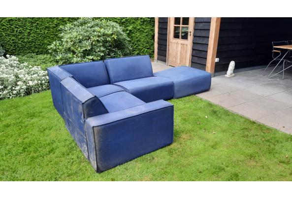 Blauw loungeset; Ideaal voor keet of studentenhuis - 20230822_131402