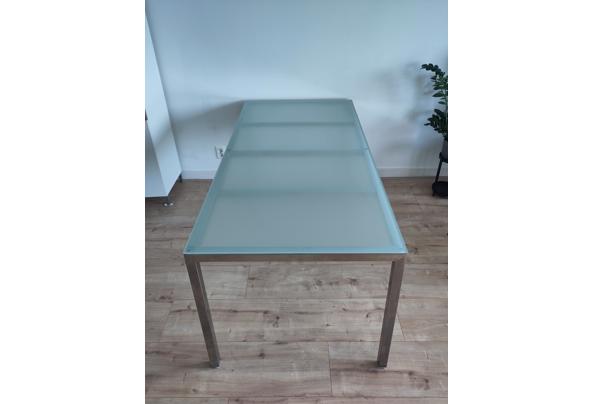 Eettafel met glazen tafelblad - IMG_20250627_104634