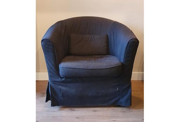 Woonkamer fauteuil stoel zitstoel zithoek zwart - 20210206_155838
