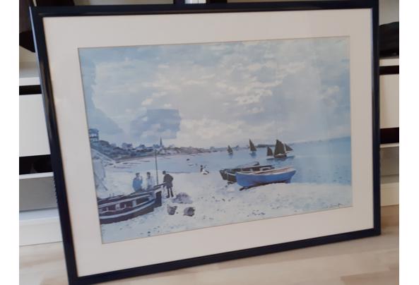 Reproductie "La plage de Sainte-Adresse" van Monet - 20211220_155232
