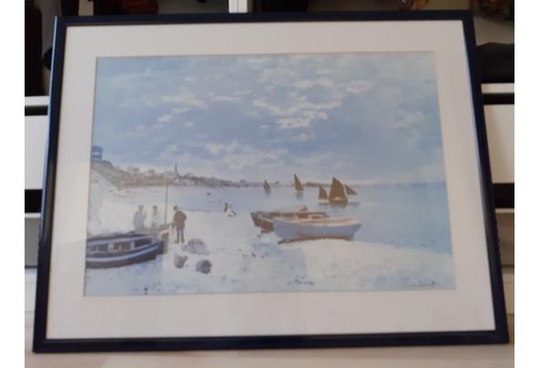 Reproductie "La plage de Sainte-Adresse" van Monet - 20211220_155325