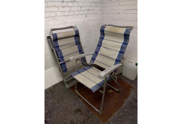 relaxstoel + 2 Tuinstoelen - 2-ligstoelen-(kelder)