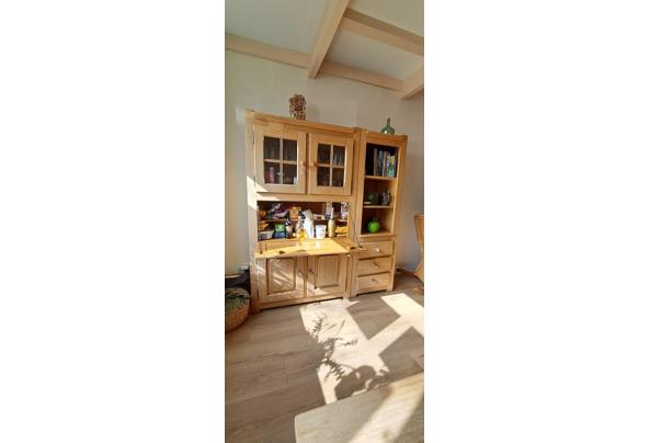 Licht eiken wandkast met lades en klep en  - 20250318_135228