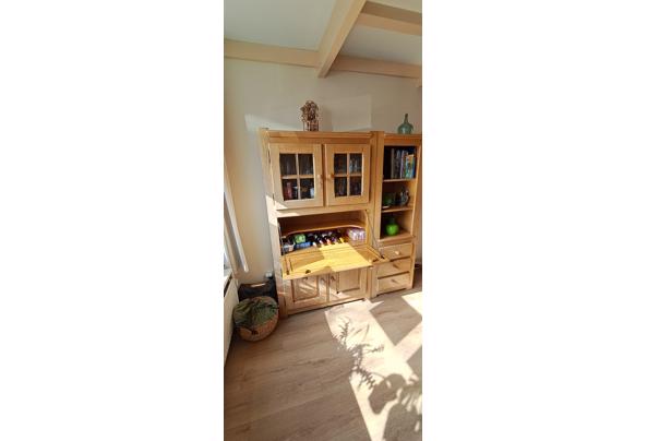 Licht eiken wandkast met lades en klep en  - 20250318_135346