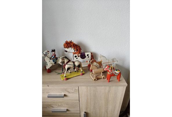 verzameling oude speelgoed paardjes - 0-6