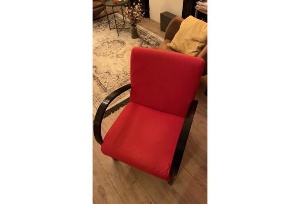IKEA stoelen (2 stuks) rood zwart - goede staat  - 1839F3CA-5732-47CC-B31C-94E5DB8CAC8F.jpeg