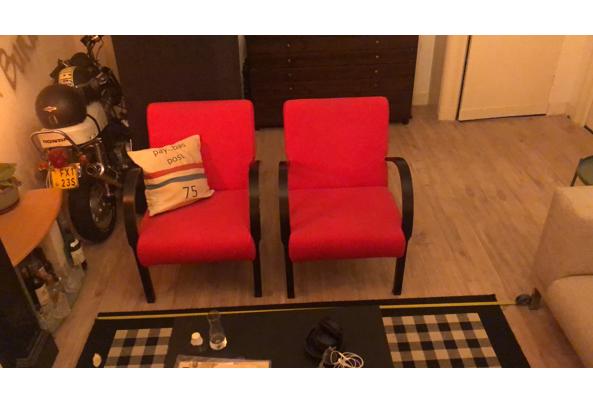 IKEA stoelen (2 stuks) rood zwart - goede staat  - 977A041F-6D85-4126-874B-E5BAA93FC944.jpeg