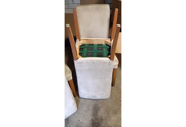 4 Ikea Henriksdal stoelen, lichte bekleding - IMG_20240222_164618