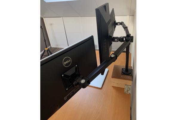 Bureaubeugel voor 3 monitor schermen inclusief schermen - Monitor-3